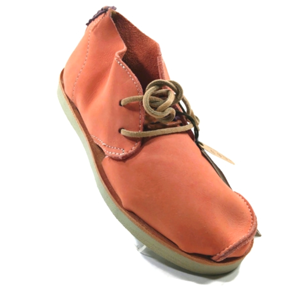Women's Orange Moccasins